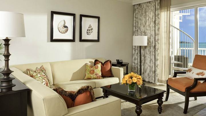 White Sofa And Interior in Resting Room